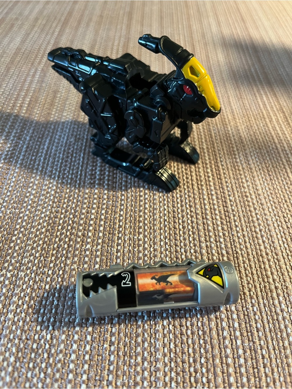 Power Rangers Dino Charge Para Zord Parasaurolophus #2 Charger & Holder Black